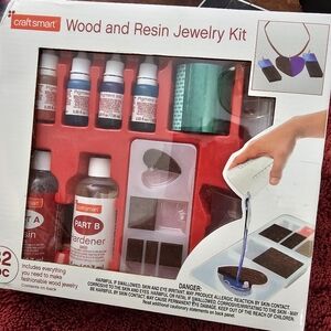 Wood and Resin jewelry kit